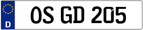 Truck License Plate